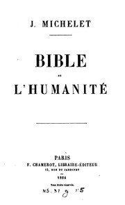 Bible de l'humanité