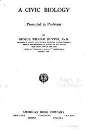A Civic Biology: Presented In Problems