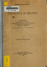 The Battle Of Megiddo ..