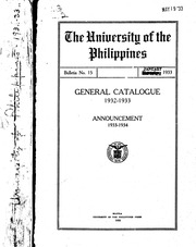 Catalogue; Announcements