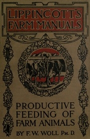 Productive Feeding Of Farm Animals