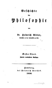 Geschichte der Philosophie