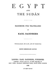 Egypt and the Sudân : handbook for travellers