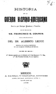 Historia de la guerra hispano-americana