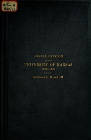 Annual Catalogue