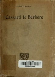 Cassard le Berbère : roman
