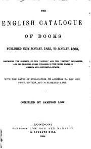 The English Catalogue Of Books