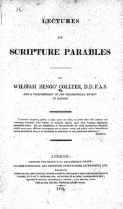 Lectures On Scripture Parables