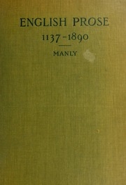 English Prose (1137-1890)