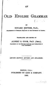 An Old English Grammar