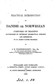 A Practical Introduction To Danish Or Norwegian
