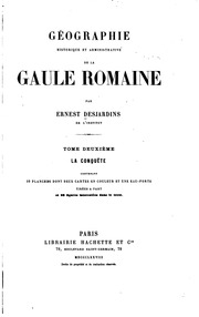 Géographie historique et administrative de la Gaule romaine
