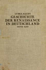 Geschichte Der Renaissance In Deutschland