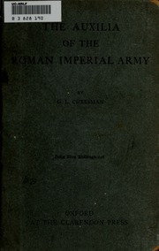 The Auxilia Of The Roman Imperial Army