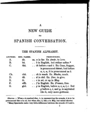 A New Guide To Spanish And English Conversation