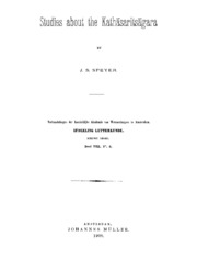 Studies about the Kathāsaritsāgara