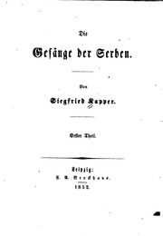Die gesänge der Serben