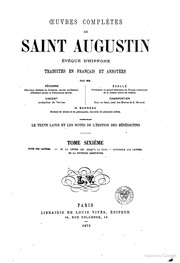 Œuvres complètes de Saint Augustin