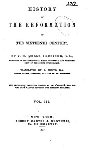 History Of The Reformation Of The Sixteenth Century