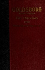 Baldwin's Goldsboro, North Carolina City Directory [1938]