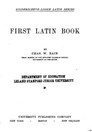 First Latin Book