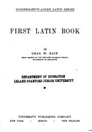 أول كتاب لاتيني