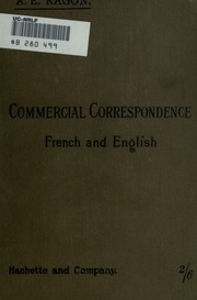 Class Book Of Commercial Correspondence, French And English ..