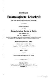 Berliner Entomologische Zeitschrift