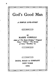 God's Good Man; A Simple Love-story
