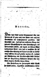 Commentar über den Pentateuch