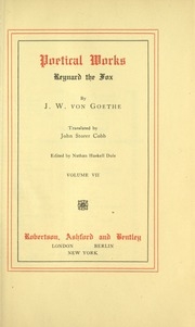 The Life Of Goethe Volume 7