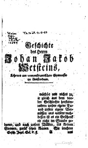 Geschichte Jeztlebender Gelehrten