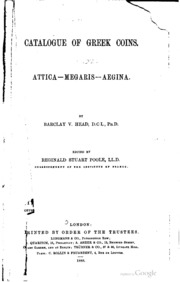 A Catalogue Of The Greek Coins In The British Museum: Attica, Megaris, Aegina