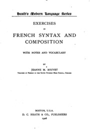 Exercises In French Syntax And Composition ...