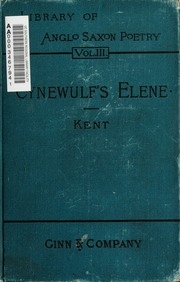 Elene; An Old English Poem
