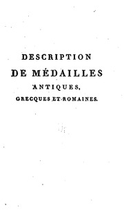 Description de médailles antiques, grecques et romaines ... Supplément