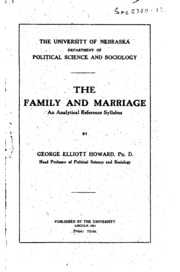 الأسرة والزواج: منهج مرجعي تحليلي