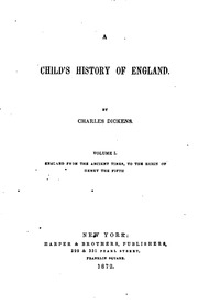 A Child's History Of England