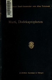 Das Dodekapropheton; erklärt