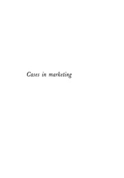 Cases In Marketing