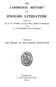 The Cambridge History Of English Literature
