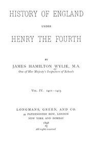 History Of England Under Henry The Fourth