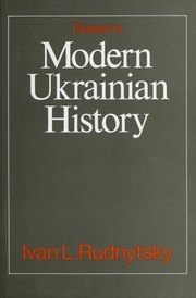 Essays In Modern Ukrainian History