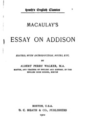 Essay On Addison