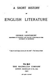 A Short History Of English Literature
