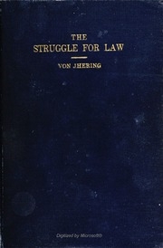 The Struggle For Law