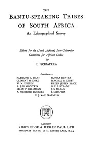 The Bantu Speaking Tribes Of South Africa