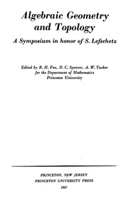 ندوة الهندسة الجبرية والطوبولوجيا على شرف S.Lefschetz.