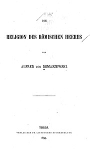 Die Religion des römischen Heeres