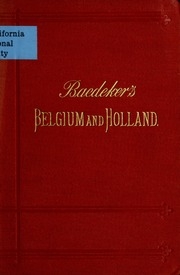 Belgium And Holland. Handbook For Travellers